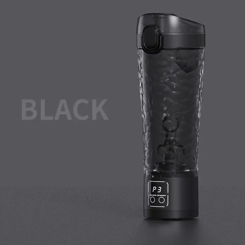 Electric protein shaker for mixing protein powders and smoothies